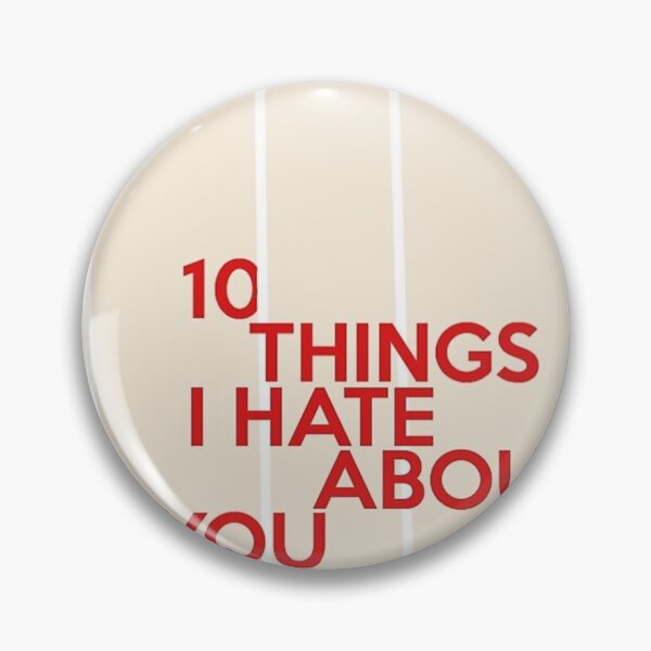 Item preview, Ten;things i hate about you Poster designed and sold by JohathanSiems.