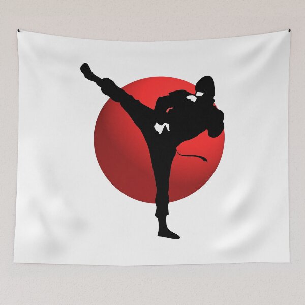 Item preview, Japanese Martial Arts - Ninja Kicking Pose  designed and sold by LoveSeasonz.