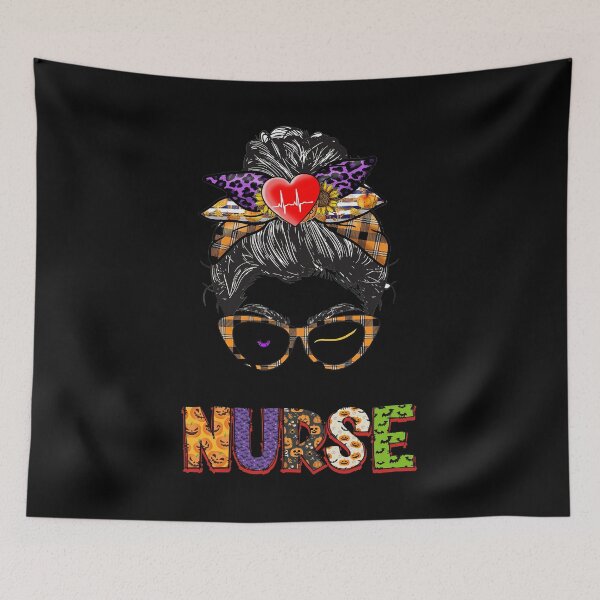 Item preview, Cardiac Nurse halloween scary pumpkin funny cute vintage designed and sold by elizabethdawnn.