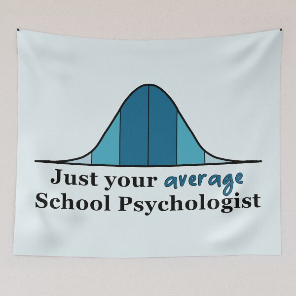 Item preview, Average school psychologist blue designed and sold by bmillertime.