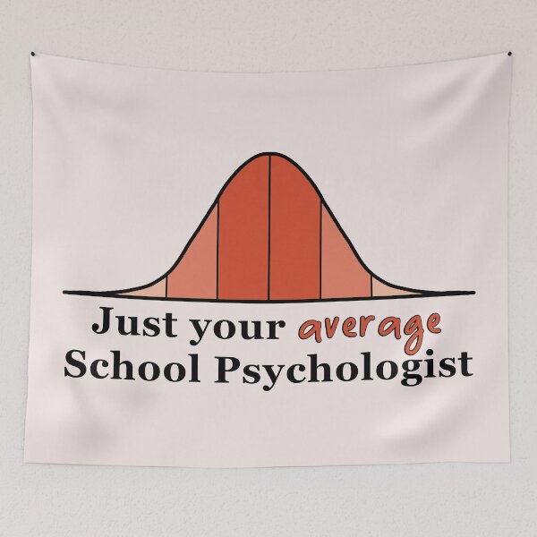 Item preview, Average school psychologist orange red designed and sold by bmillertime.