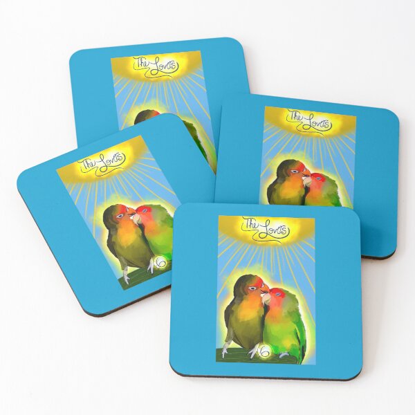 Item preview, The Lovers Parrot Tarot designed and sold by cece-rub-art.