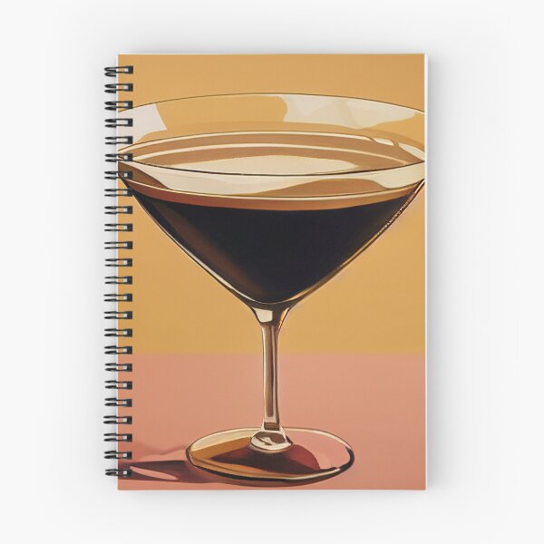 Aperçu de l'œuvre Expresso Martini | cocktail | Oeuvre | Illustration créée et vendue par DadoDesigns.