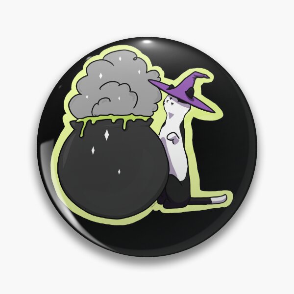 Item preview, Halloween Potion Witch Cat designed and sold by EllaRaeArt.