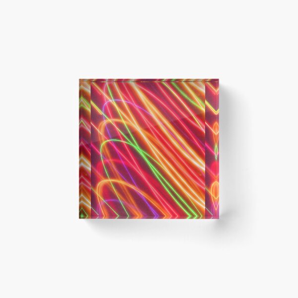 Item preview, Psychedelic Neon Glowing Light Streams, Single and Repeating Pattern designed and sold by Nicolette Olivier.