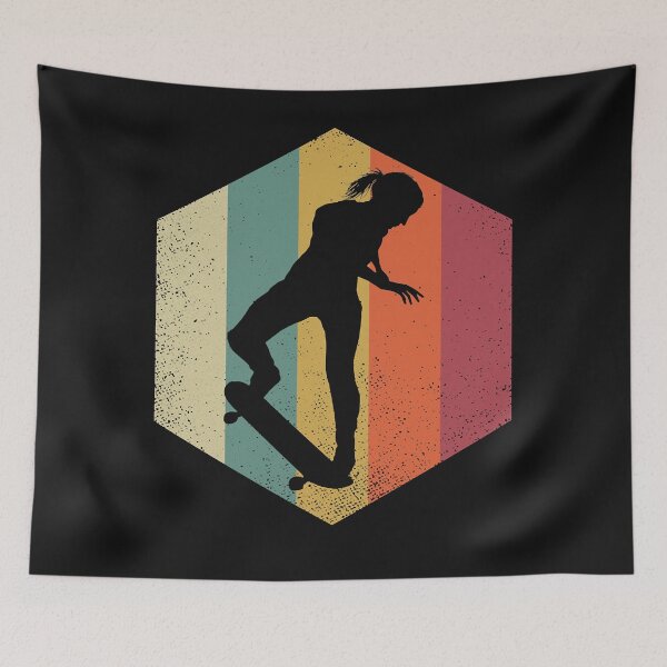 Item preview, Girl Skateboarding - Retro Distressed  designed and sold by MikeKelly.