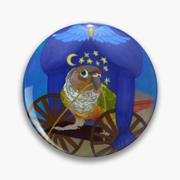 Item preview, The Chariot Parrot Tarot designed and sold by cece-rub-art.