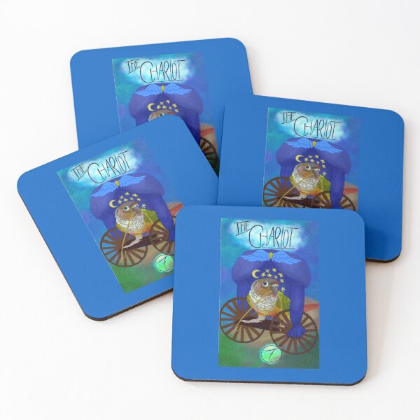 Item preview, The Chariot Parrot Tarot designed and sold by cece-rub-art.