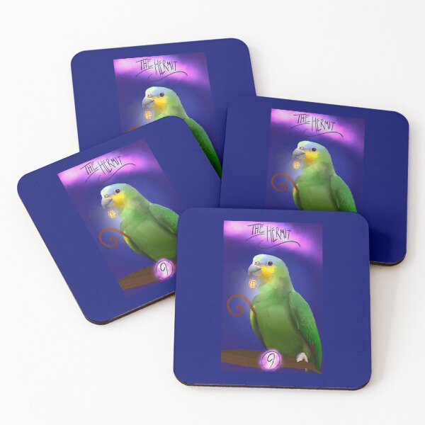 Item preview, The Hermit Parrot Tarot designed and sold by cece-rub-art.