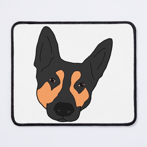 Item preview, German shepherd dog color designed and sold by DogsOfASticker.
