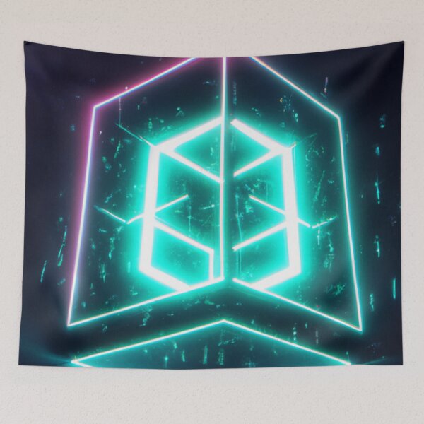 Item preview, Neon Tesseract  designed and sold by Zestpond.