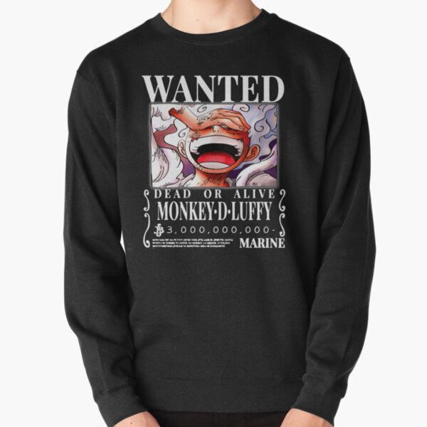 Luffy Wanted Poster Gear 5 Pullover Sweatshirt