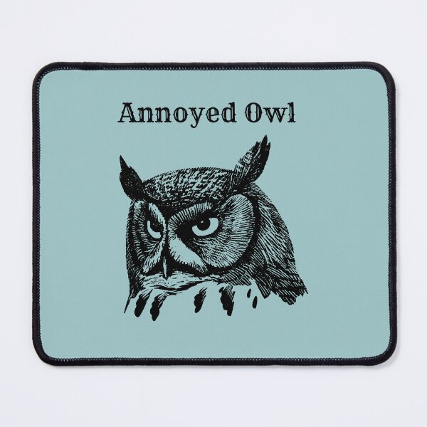 Item preview, Annoyed Owl designed and sold by FloridaKeys1984.