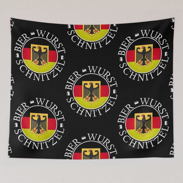 Item preview, Bier Wurst Schnitzel Germany Flag Oktoberfest Gear designed and sold by Mason Rau.