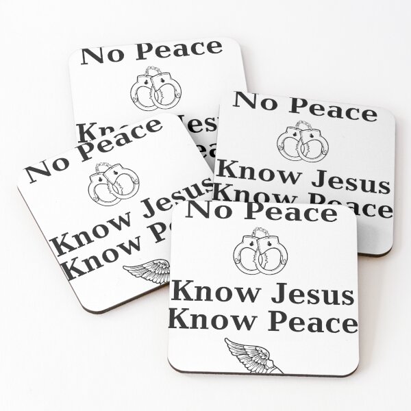 Item preview, No Jesus No Peace Know Jesus Know Peace designed and sold by igorzoddities.