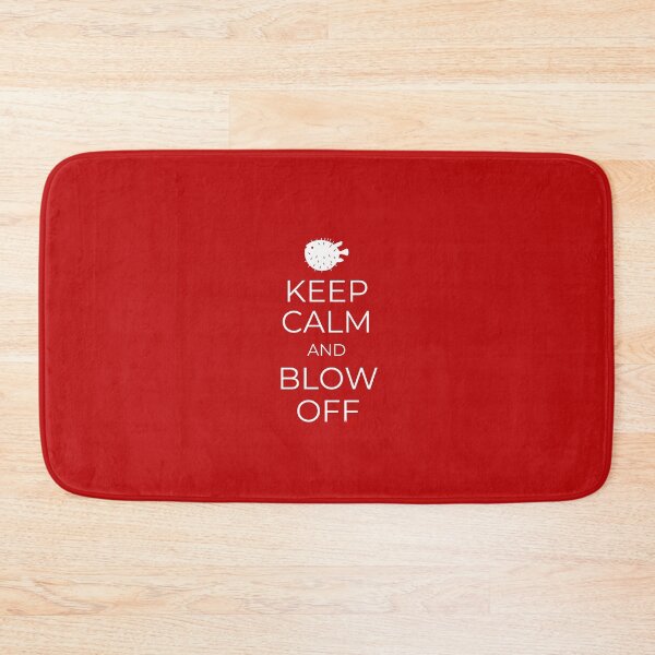 Item preview, Keep Calm and Blow Off (Dark version) designed and sold by royumi.