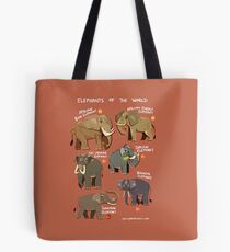 Elefanten der Welt Tote Bag
