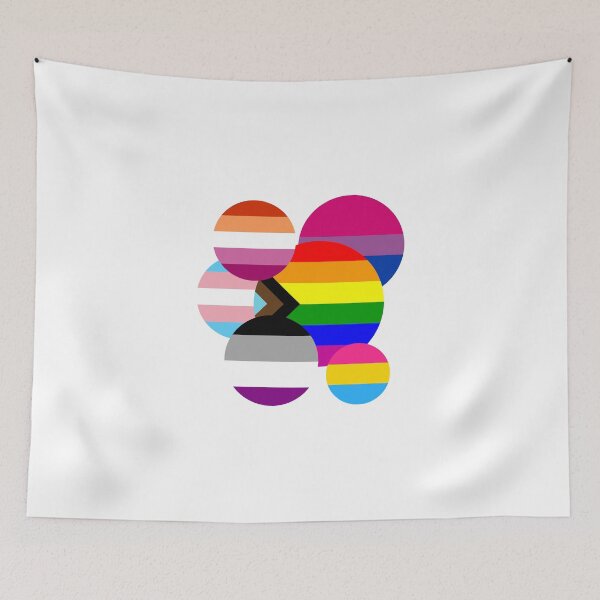 Item preview, Pride Flag Circles designed and sold by Jackie's Design Store.