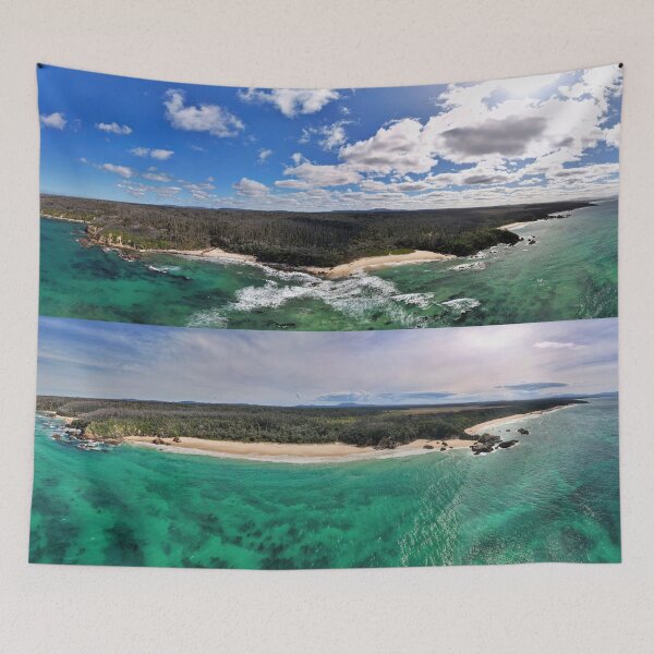 Item preview, Secret and Pebbly Beach Mallacoota 2 panoramas designed and sold by Colin Dixon.