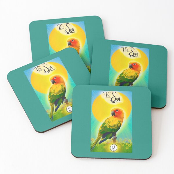 Item preview, The Sun Parrot Tarot designed and sold by cece-rub-art.