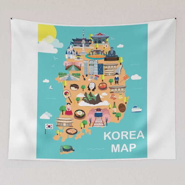 Item preview, South Korea SightSeeing map you need to know designed and sold by muriwaimall.