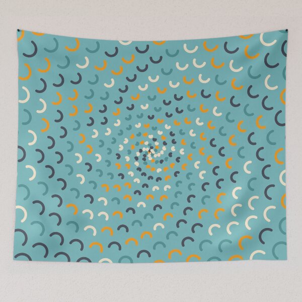 Item preview, No.65 Horseshoe Print Swirl designed and sold by MiniFlakey.