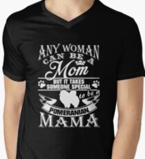 Pomeranian Mama Shirt Men's V-Neck T-Shirt