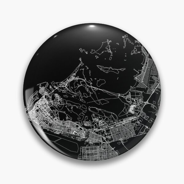 Item preview, Abu Dhabi Black Map designed and sold by multiplicitymap.
