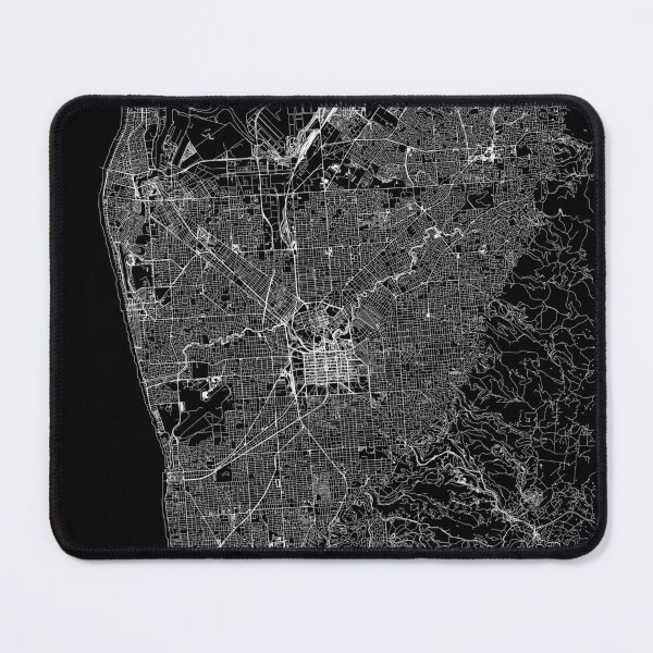 Item preview, Adelaide Black Map designed and sold by multiplicitymap.