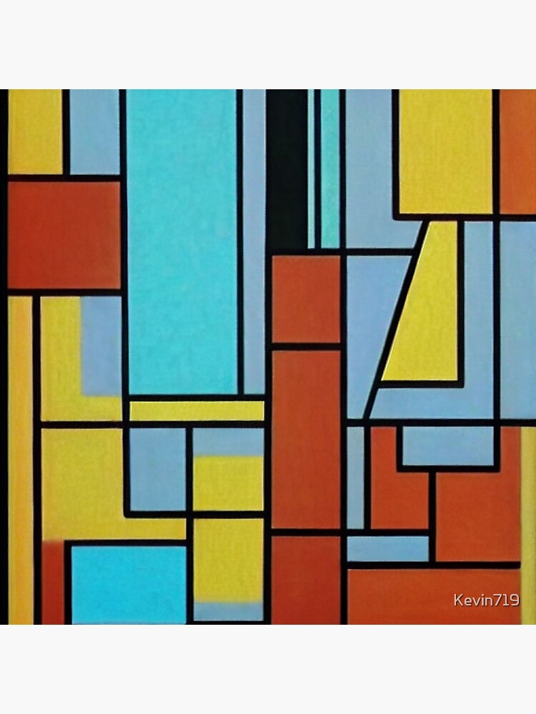 "Art Deco Style Mondrian Inspired Design" Poster for Sale by Kevin719