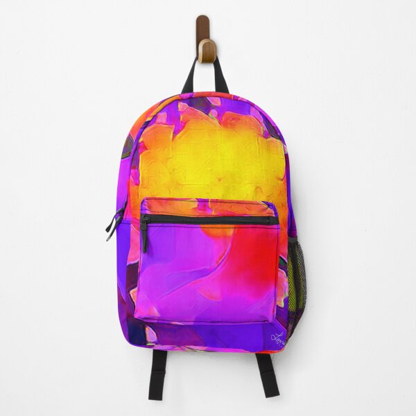 Item preview, Queen Anne's Passion - Explosion of Vibrant Colors - Violet Yellow Red - Abstract designed and sold by Lawrence White.