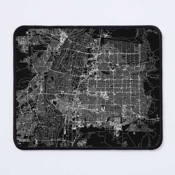Item preview, Albuquerque Black Map designed and sold by multiplicitymap.