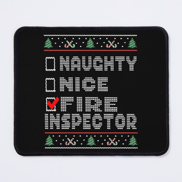 Item preview, Naughty Nice Fire Inspector, Matching Christmas Group Pajama design designed and sold by Merchking1.