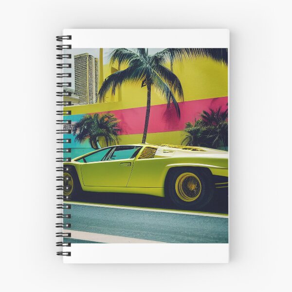 Item preview, Old School Lambo in Miami designed and sold by Promptjourney.