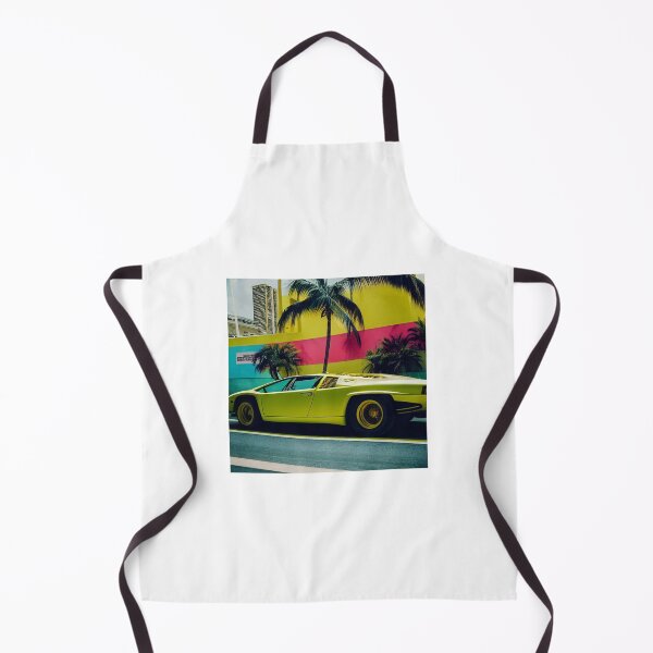 Item preview, Old School Lambo in Miami designed and sold by Promptjourney.
