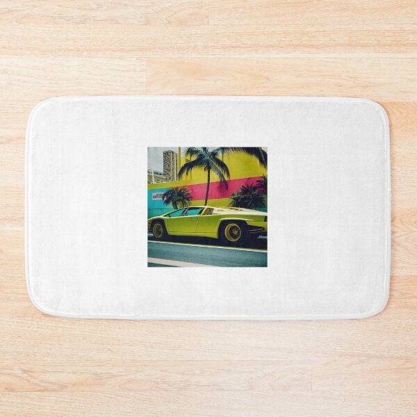 Item preview, Old School Lambo in Miami designed and sold by Promptjourney.