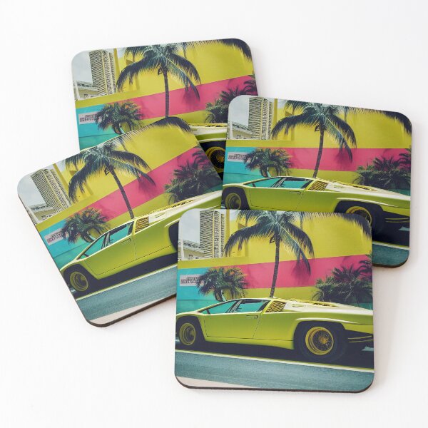 Item preview, Old School Lambo in Miami designed and sold by Promptjourney.