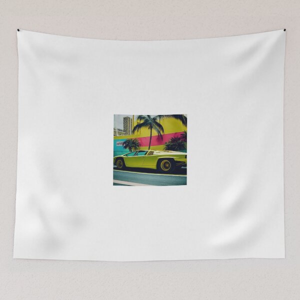 Item preview, Old School Lambo in Miami designed and sold by Promptjourney.