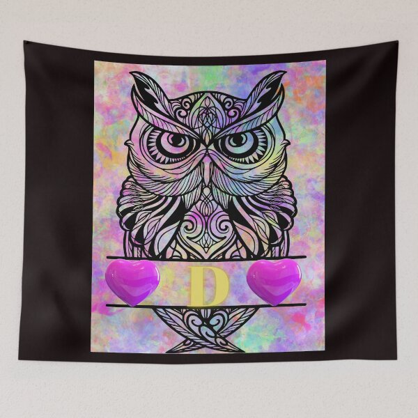 Item preview, The Magical Wise Owl-D designed and sold by SunMoonBeyond.