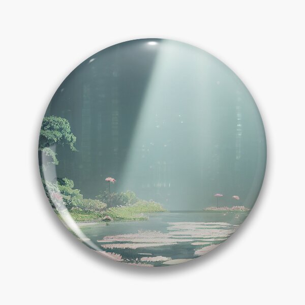 Item preview, Light and shadow lotus pond designed and sold by MagicalAci.