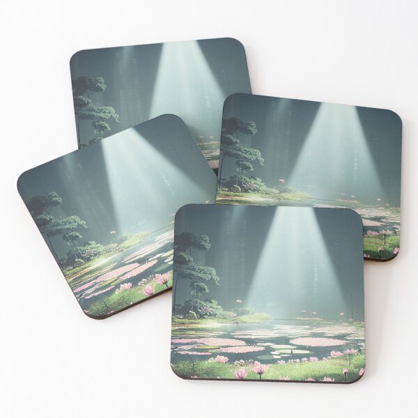 Item preview, Light and shadow lotus pond designed and sold by MagicalAci.