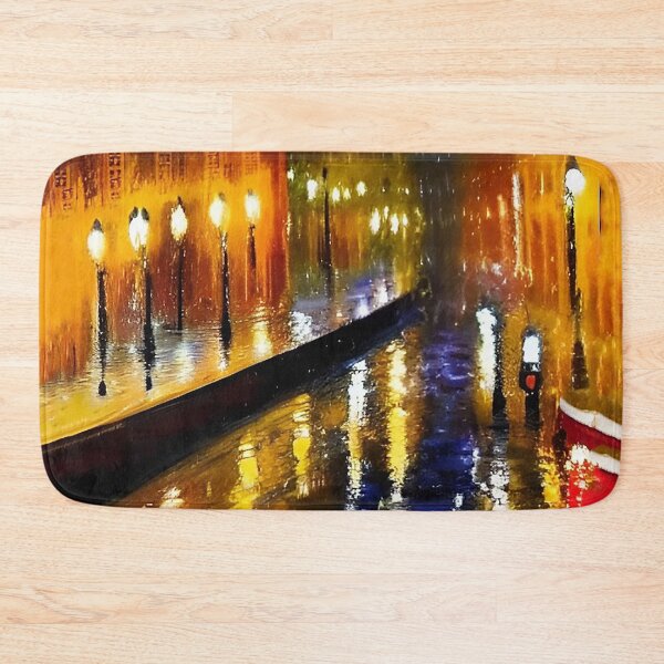 Item preview, Painting A rainy night in Paris designed and sold by CattlettArt.