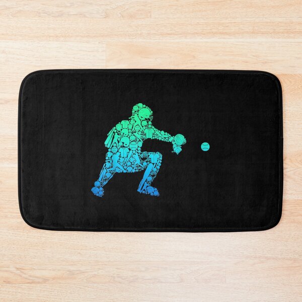 Item preview, Baseball Catcher Player Sticker designed and sold by ConfitofBrassB.