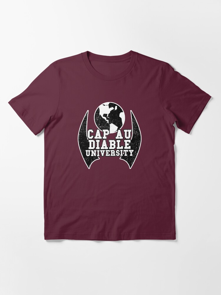 Alternate view of CITY OF HEROES UNIVERSITY SHIRTS - Cap Au Diable Essential T-Shirt