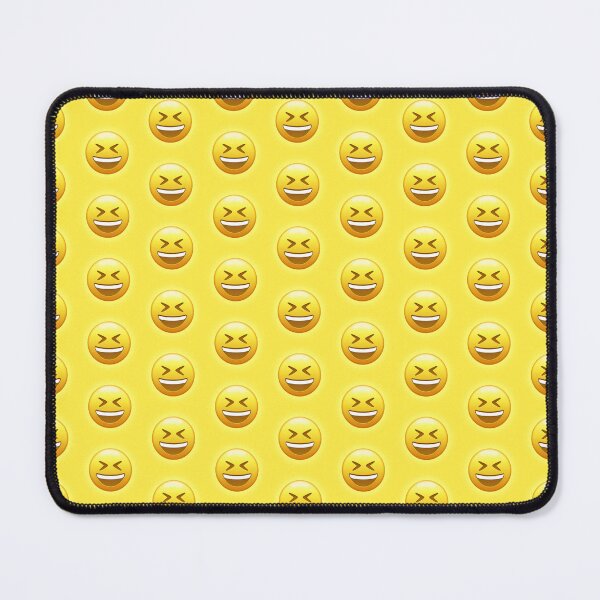 Item preview, Grinning Squinting Face Emoji Pattern | Pop Art designed and sold by williamcuccio.