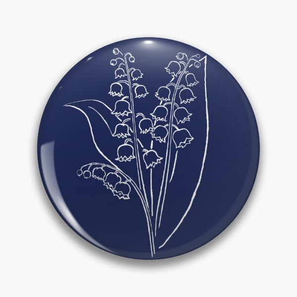 Item preview, Lily of the Valley May Birth Flower Line Minimalist Art  designed and sold by Digi Artworks Store.