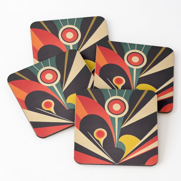 Item preview, Art Deco Retro Pattern designed and sold by ChasmicArt.
