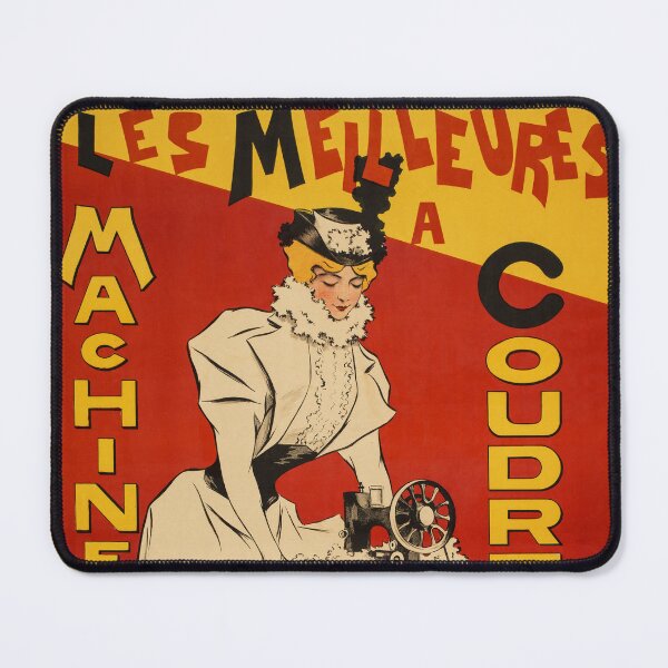 Item preview, LES MEILLEURES Sewing Coudre Machines Vintage French Art Poster designed and sold by retroposters.