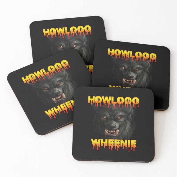 Item preview, Scary Blood Dripping Howlooo Wheenie Wolf  - Halloween Wolf - Double Meaning Design designed and sold by Oaks Creations.