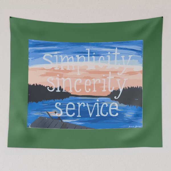 Item preview, Pocono: Simplicity Sincerity Service designed and sold by sarahekj.